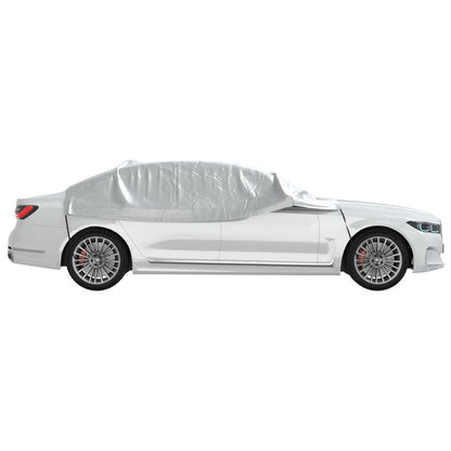 Vida Autohoes Half Met Haken Peva Zilverkleurig xl