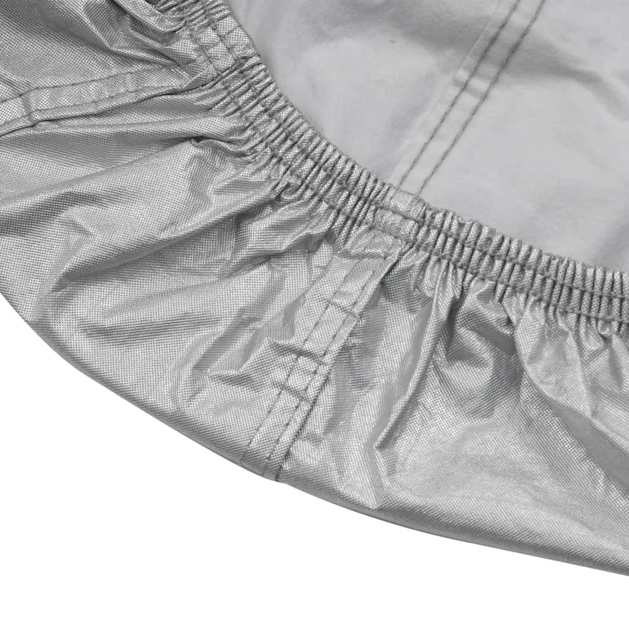 Vida Autohoes Half Met Haken Peva Zilverkleurig xl