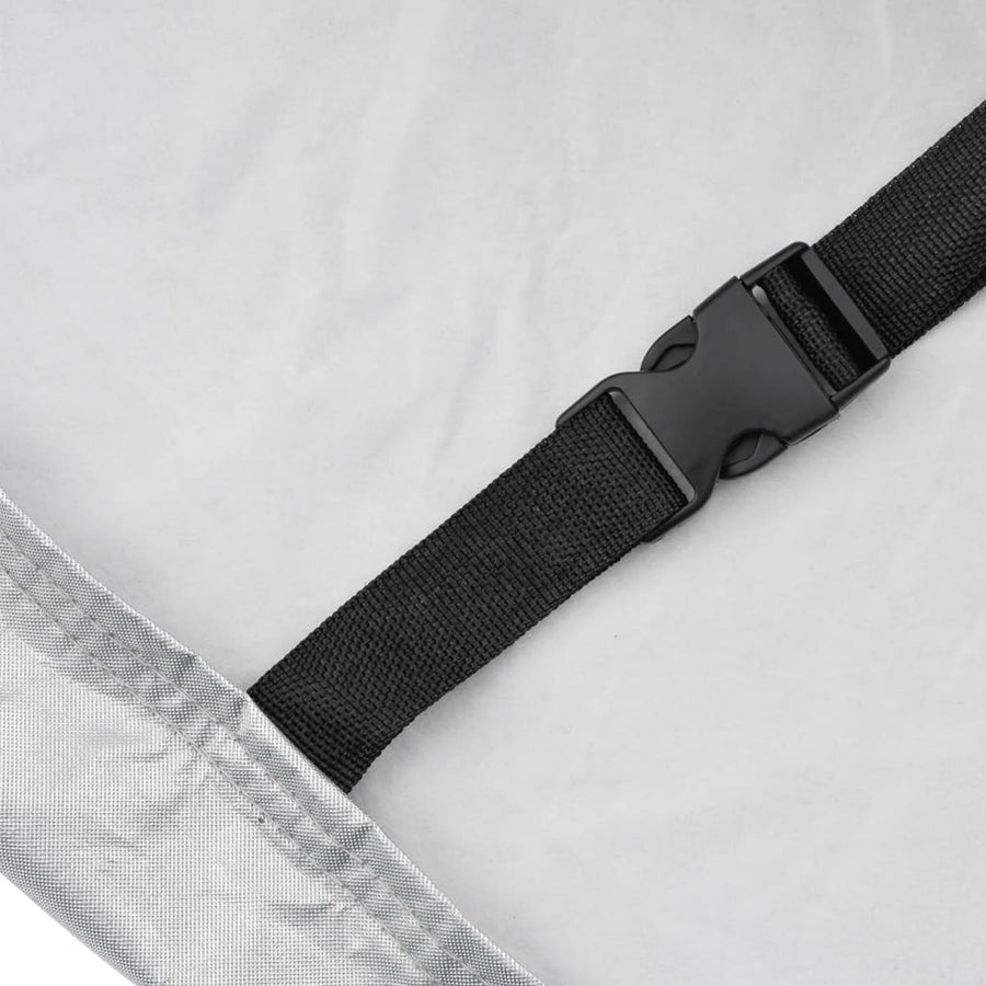Vida Autohoes Half Met Haken Peva Zilverkleurig xl
