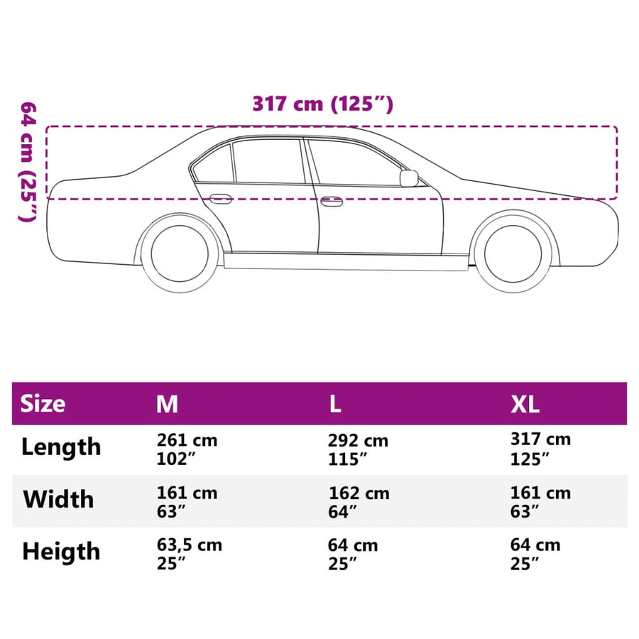 Vida Autohoes Half Met Haken Peva Zilverkleurig xl