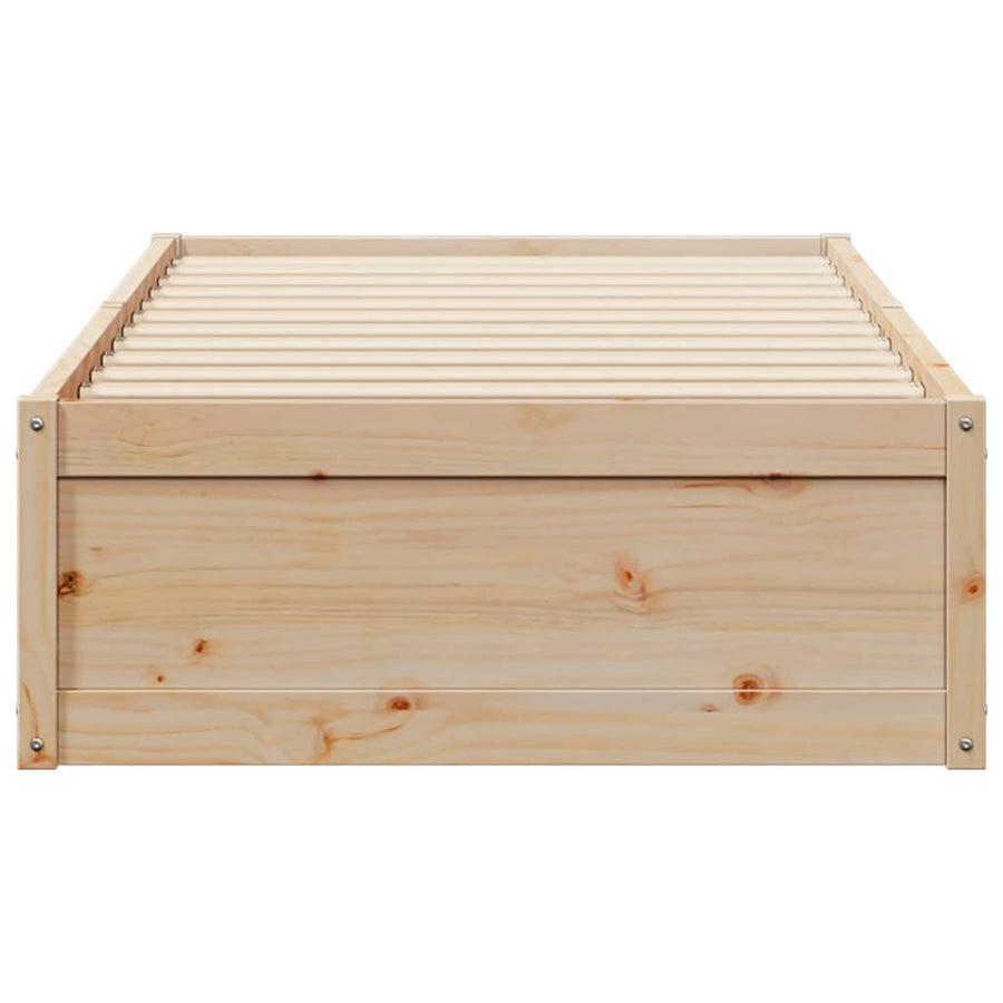 Bedframe 90x190 cm massief grenenhout