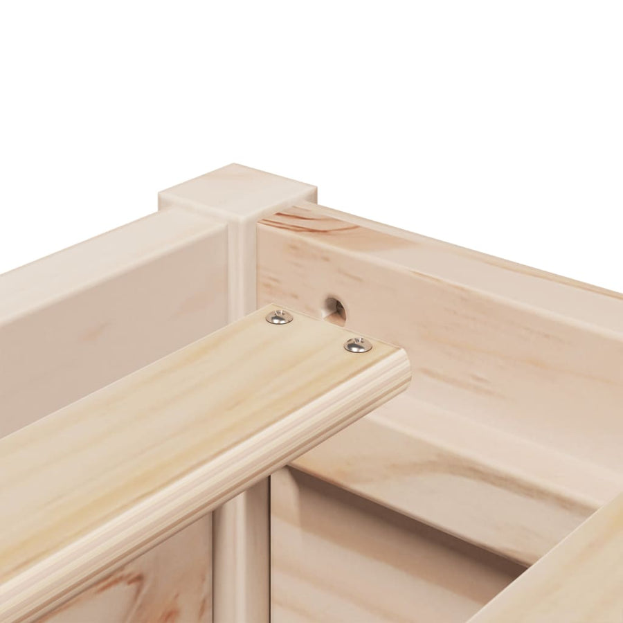 Bedframe 90x190 cm massief grenenhout