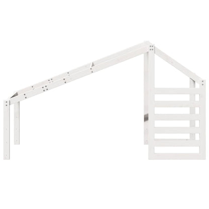 Kinderbedhuisje 188x97x113 cm massief grenenhout wit