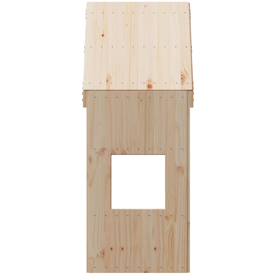 Kinderbedhuisje 55x99x139,5 cm massief grenenhout