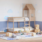 Children's bed house 55x84x132 cm solid pine wood