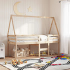 Kids bed house 209x85.5x88 cm solid pine wood