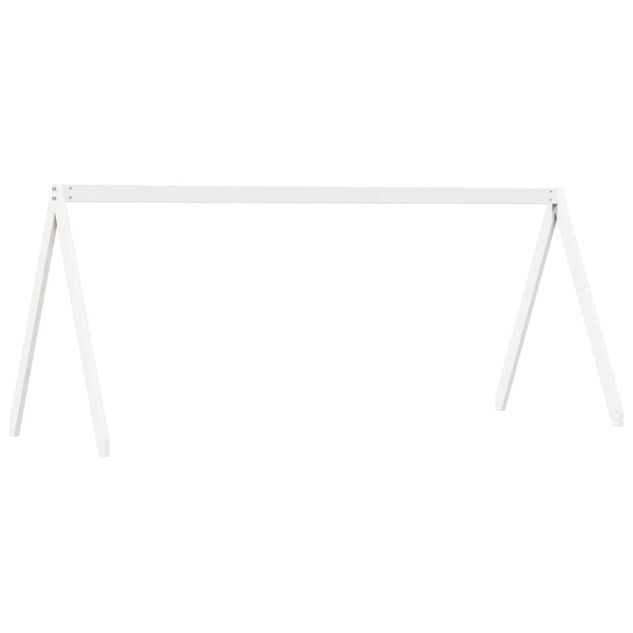 Kinderbedhuisje 209X85,5X88 Cm Massief Grenenhout 209 x 85.5 x 88 cm Wit
