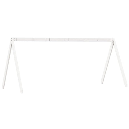 Kinderbedhuisje 209X85,5X88 Cm Massief Grenenhout 209 x 85.5 x 88 cm Wit