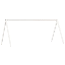Kinderbedhuisje 199x95,5x88 cm massief grenenhout wit