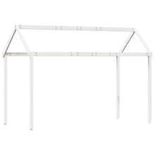 Kinderbedhuisje 217x85,5x154 cm massief grenenhout wit