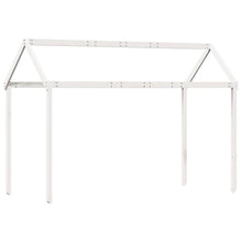 Kinderbedhuisje 207x95,5x159 cm massief grenenhout wit