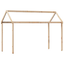 Kinderbedhuisje 207x80,5x151,5 cm massief grenenhout
