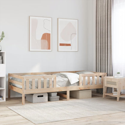 Bedframe massief grenenhout 75x190 cm
