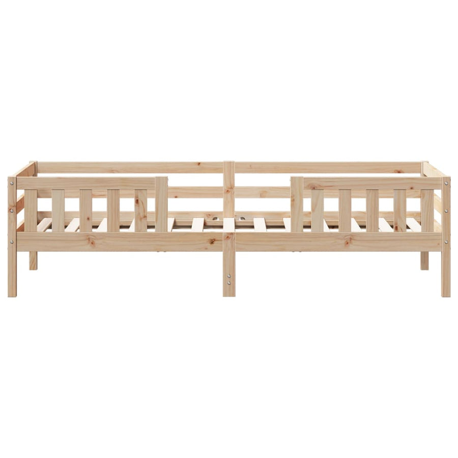 Bedframe massief grenenhout 75x190 cm