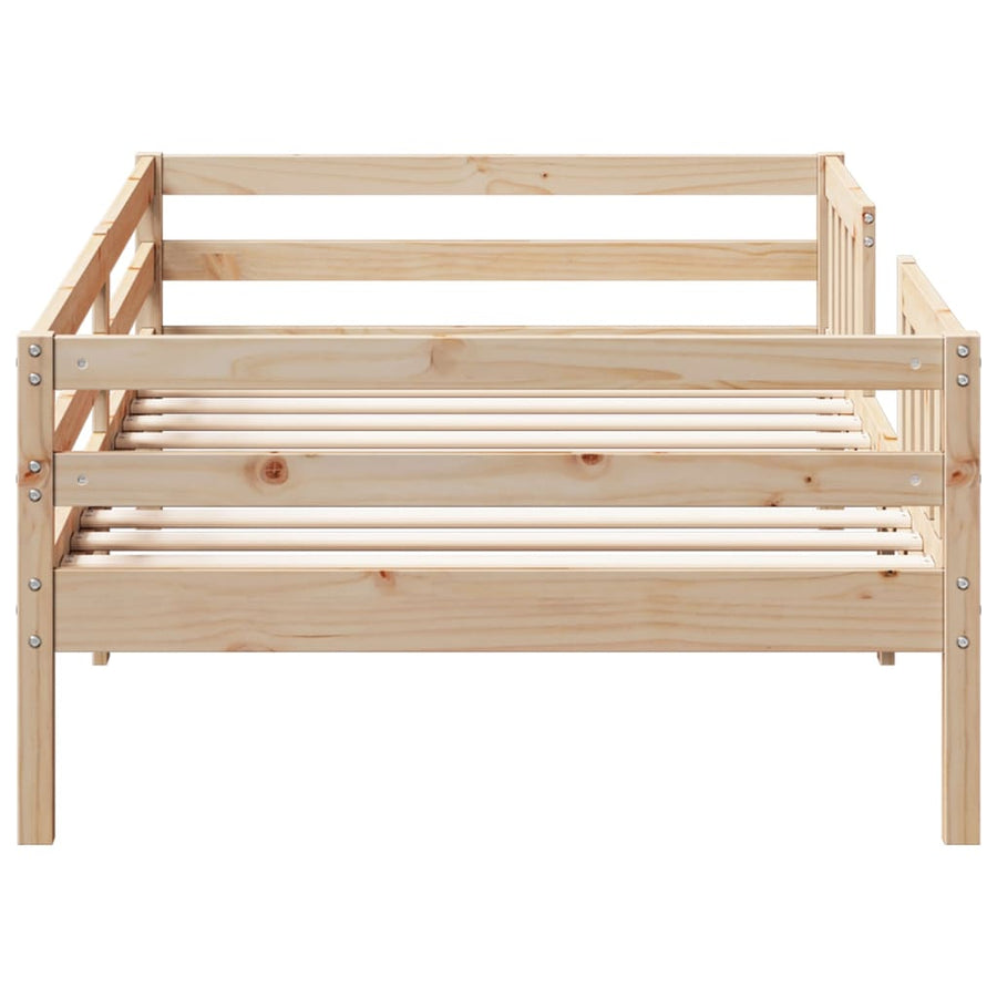 Bedframe massief grenenhout 75x190 cm