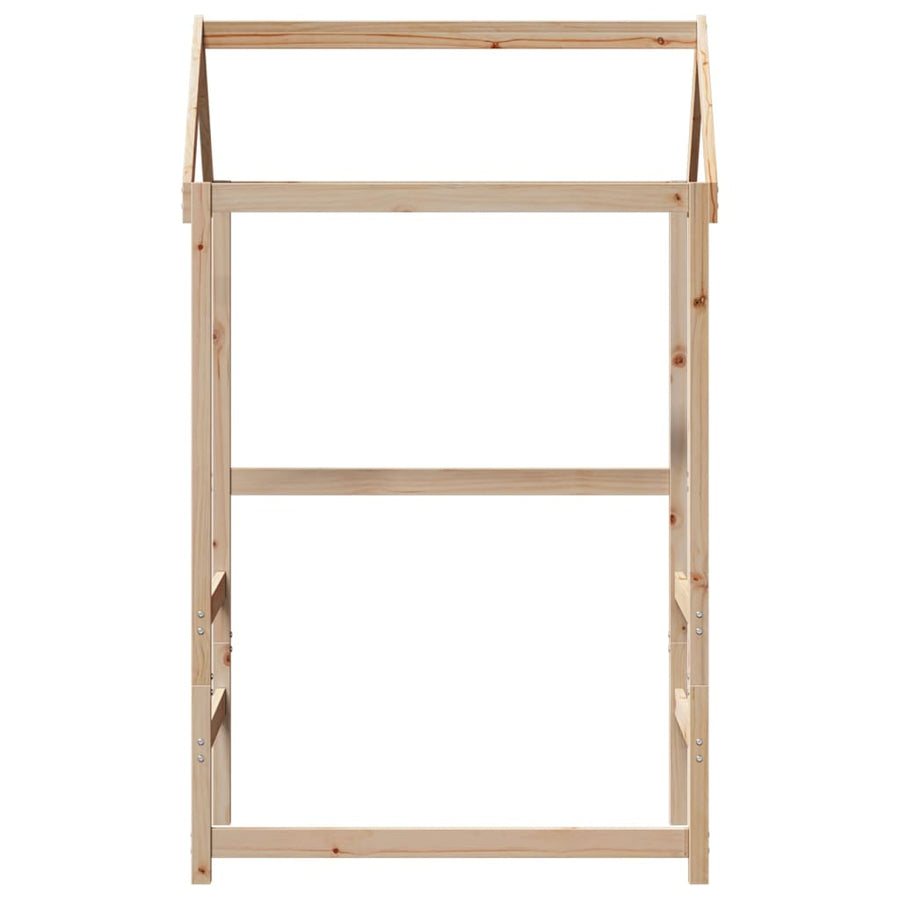Kinderbedhuisje 118x70x176,5 cm massief grenenhout