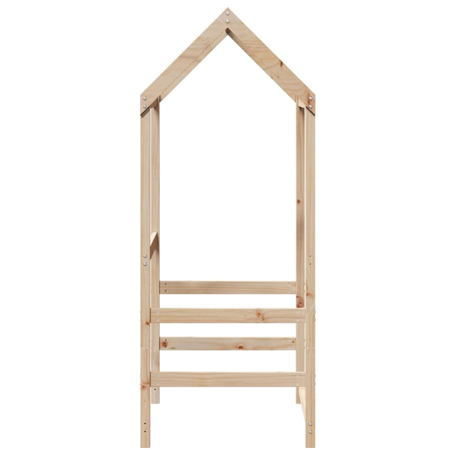 Kinderbedhuisje 118x70x176,5 cm massief grenenhout