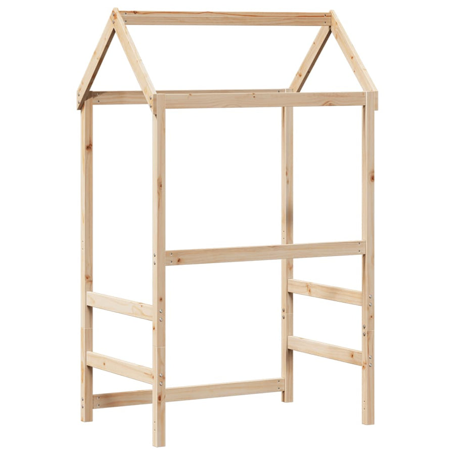 Kinderbedhuisje 118x70x176,5 cm massief grenenhout