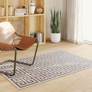 Vloerkleed laagpolig 120x180 cm meerkleurig