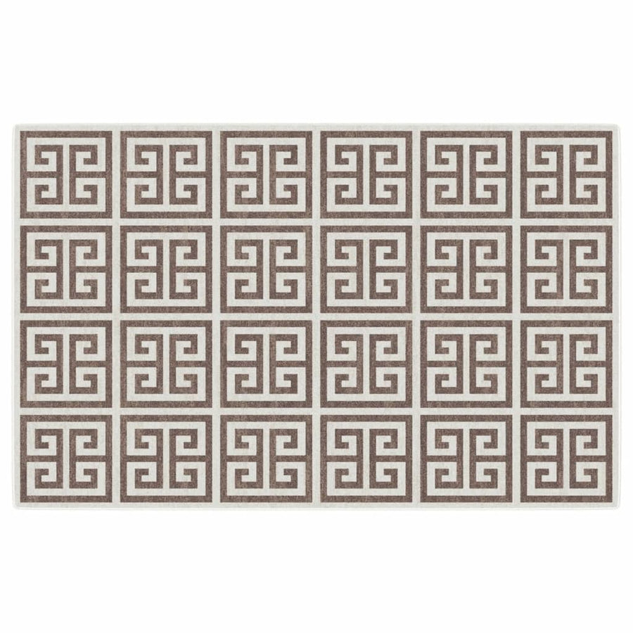 Vloerkleed korte pool anti-slip 190x300 cm meerkleurig