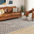 Indoor Outdoor Low Pile Rug 190x300 cm Multicolour