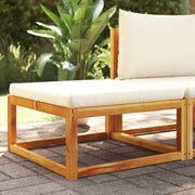 Tuinvoetenbank 65x65x29 cm massief acaciahout