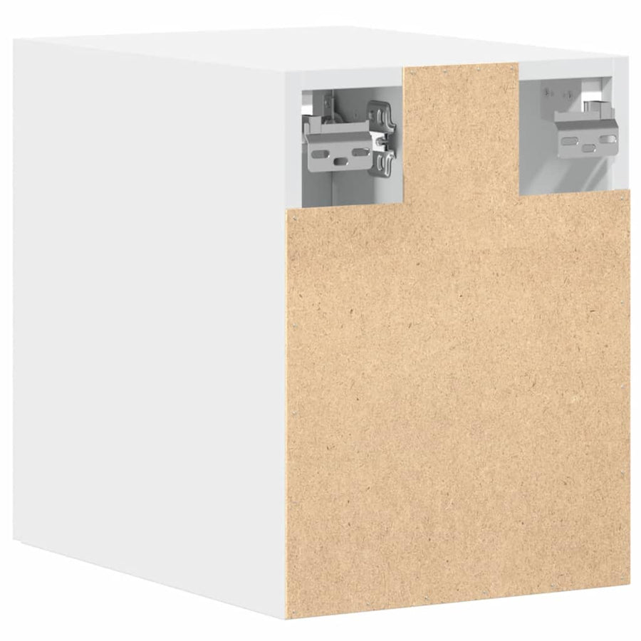 Wandkast 30x42,5x40 cm bewerkt hout wit