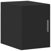 Wandkast 30x42,5x40 cm bewerkt hout zwart