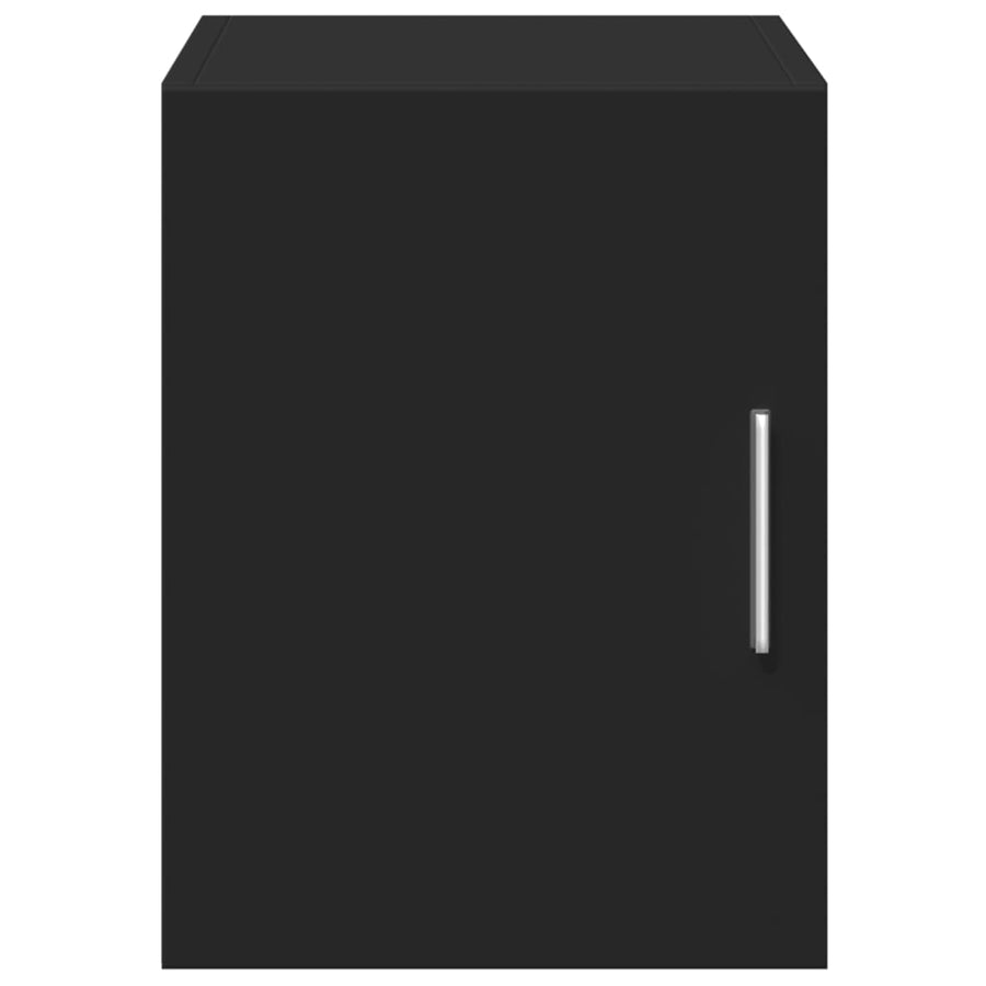 Wandkast 30x42,5x40 cm bewerkt hout zwart