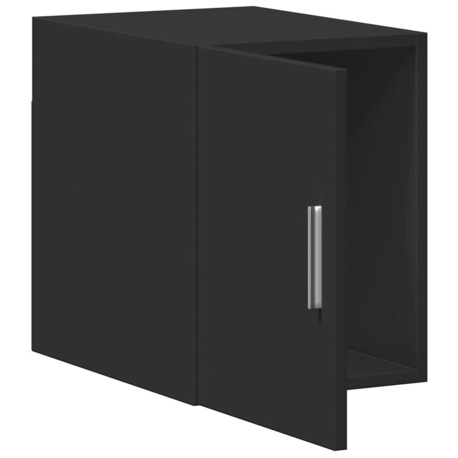 Wandkast 30x42,5x40 cm bewerkt hout zwart