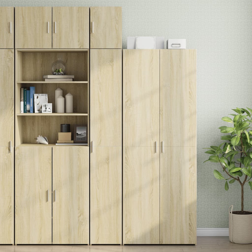 Wandkast 30x42,5x40 cm bewerkt hout sonoma eikenkleurig