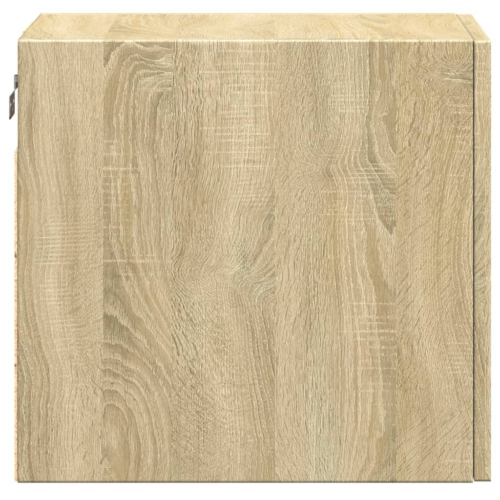 Wandkast 30x42,5x40 cm bewerkt hout sonoma eikenkleurig
