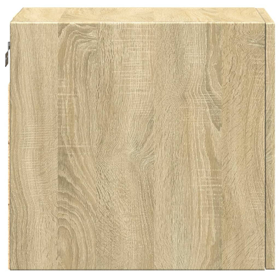 Wandkast 30x42,5x40 cm bewerkt hout sonoma eikenkleurig