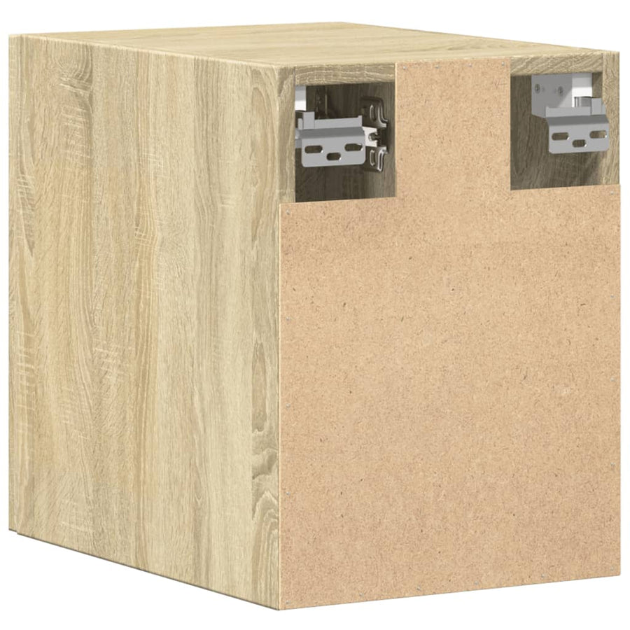 Wandkast 30x42,5x40 cm bewerkt hout sonoma eikenkleurig