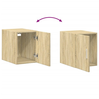 Wandkast 30x42,5x40 cm bewerkt hout sonoma eikenkleurig