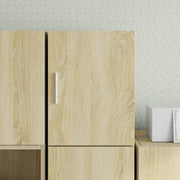 Wandkast 30x42,5x40 cm bewerkt hout sonoma eiken