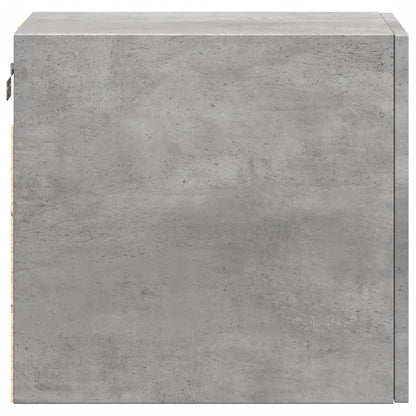 Wandkast 30x42,5x40 cm bewerkt hout betongrijs