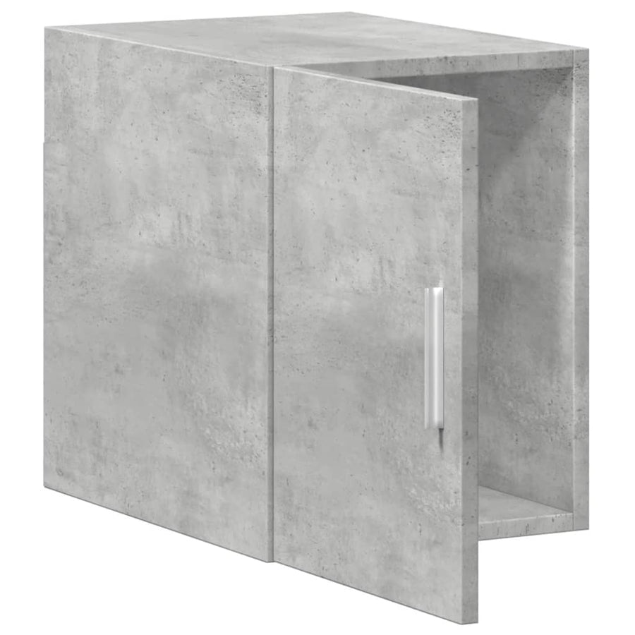 Wandkast 30x42,5x40 cm bewerkt hout betongrijs
