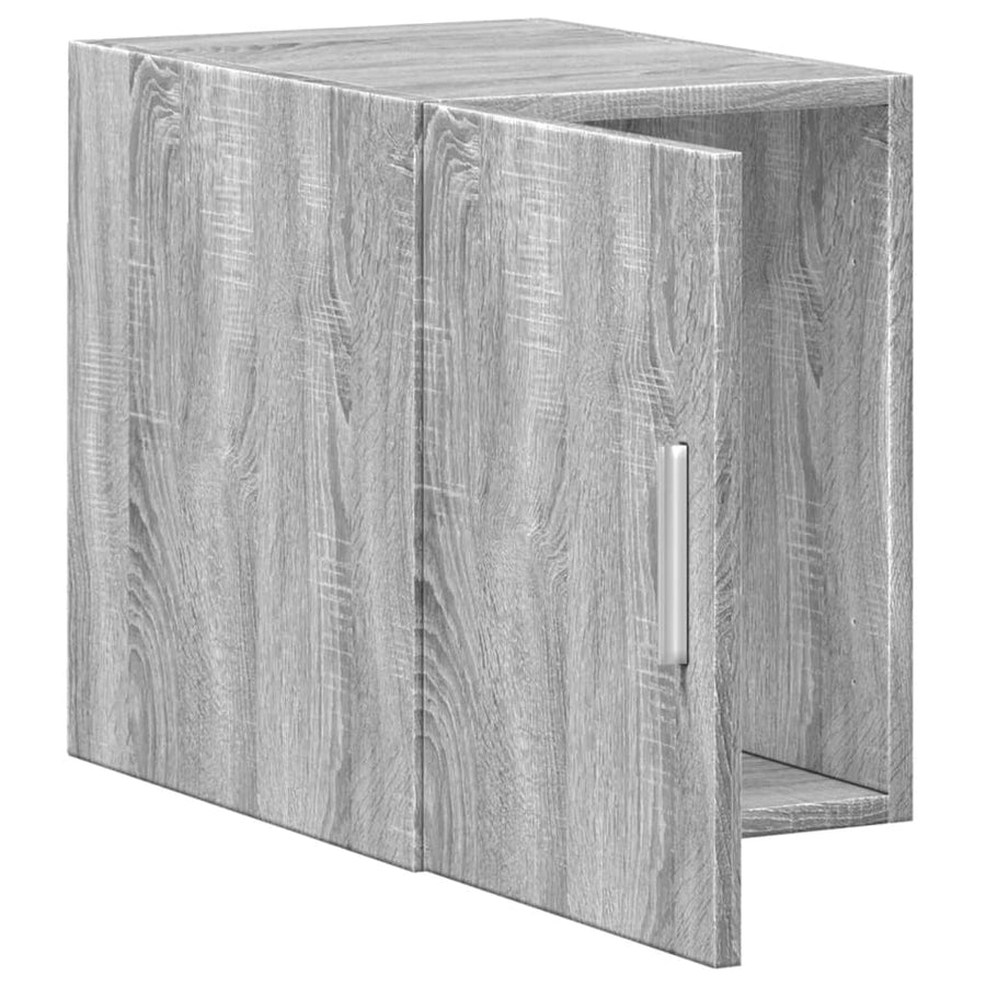 Wandkast 30x42,5x40 cm bewerkt hout grijs sonoma eikenkleurig