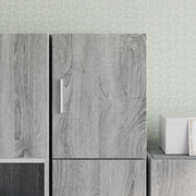 Wandkast 30x42,5x40 cm bewerkt hout grijs