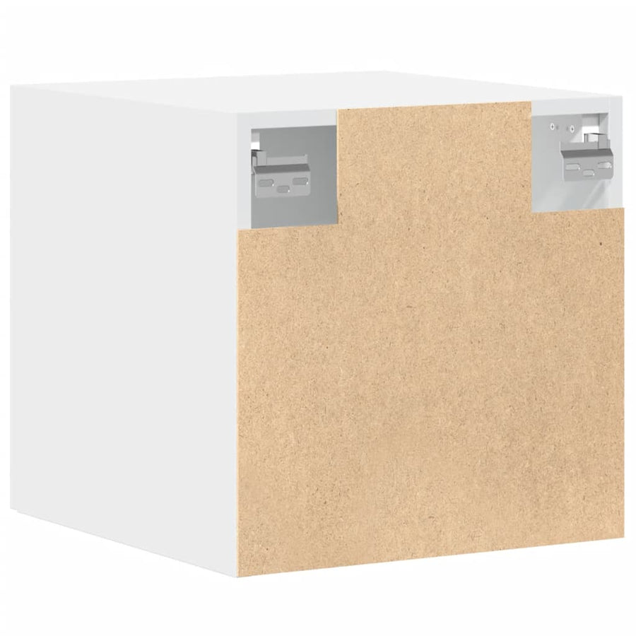 Wandkast 40X42,5X40 Cm Bewerkt Hout Wit