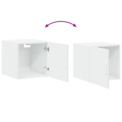 Wandkast 40X42,5X40 Cm Bewerkt Hout Wit