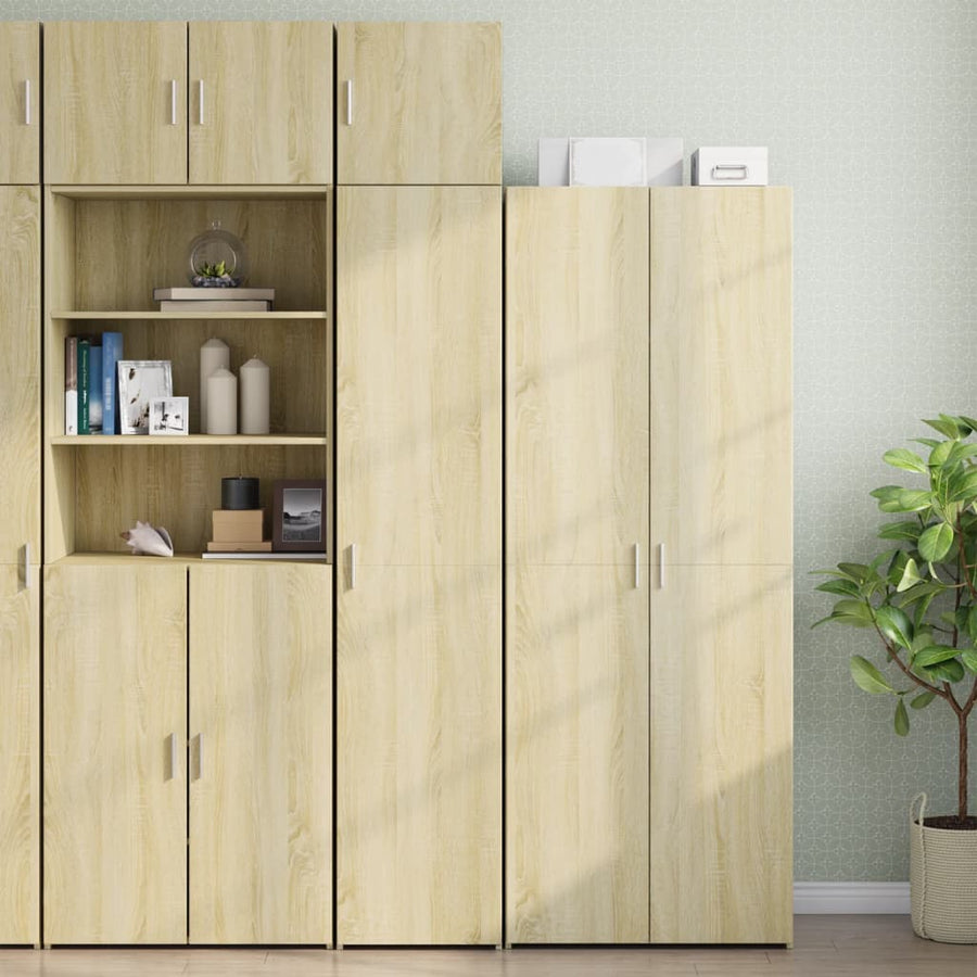 Wandkast 40X42,5X40 Cm Bewerkt Hout Kleurig Sonoma eiken
