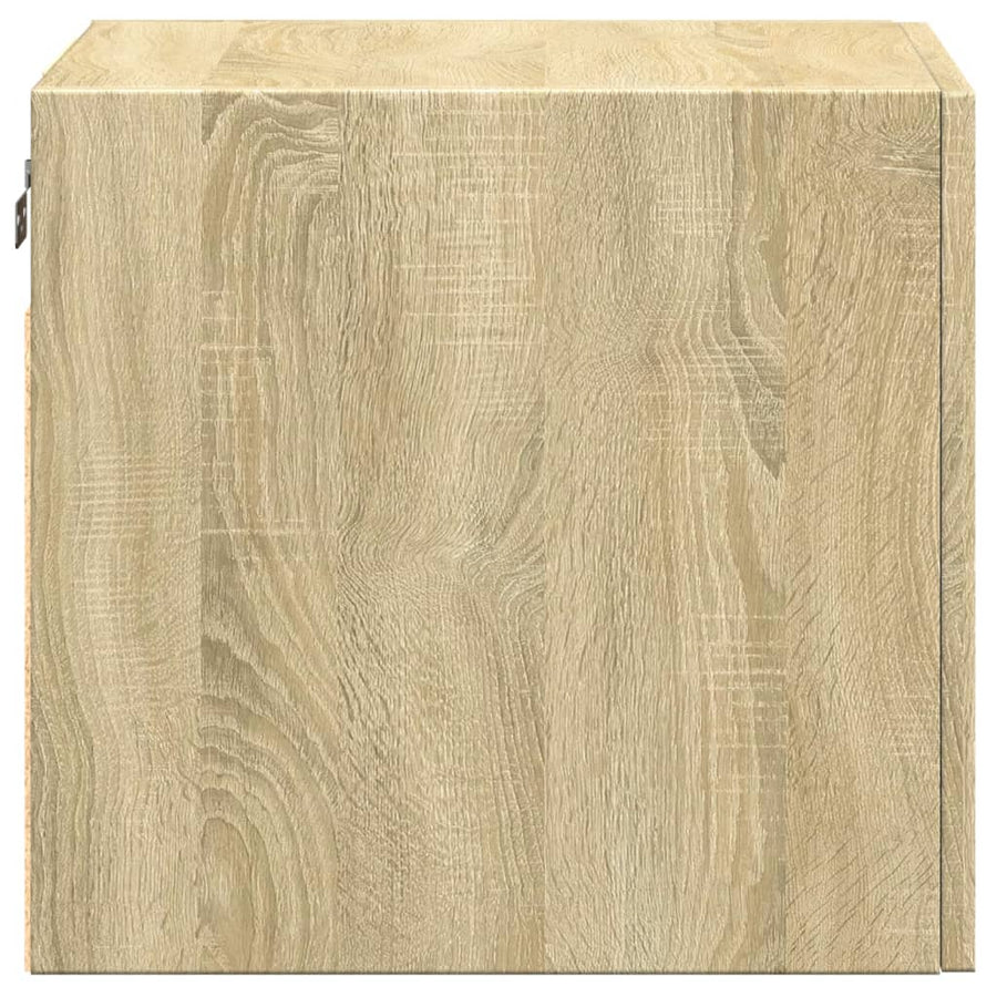 Wandkast 40X42,5X40 Cm Bewerkt Hout Kleurig Sonoma eiken