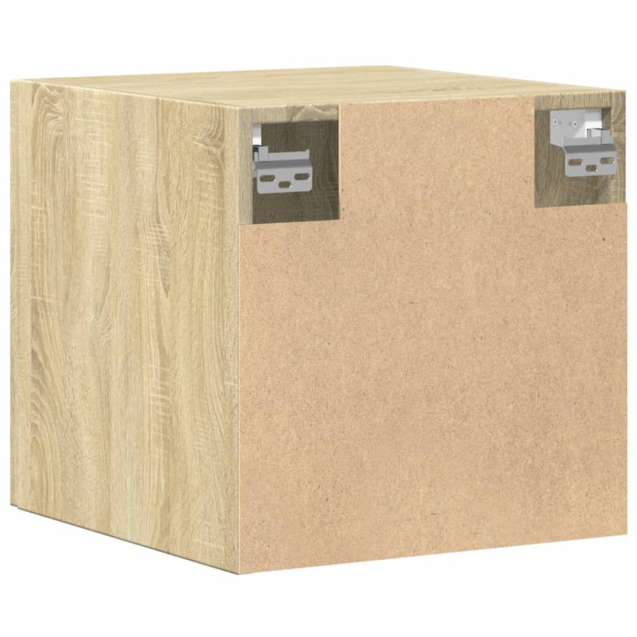 Wandkast 40X42,5X40 Cm Bewerkt Hout Kleurig Sonoma eiken