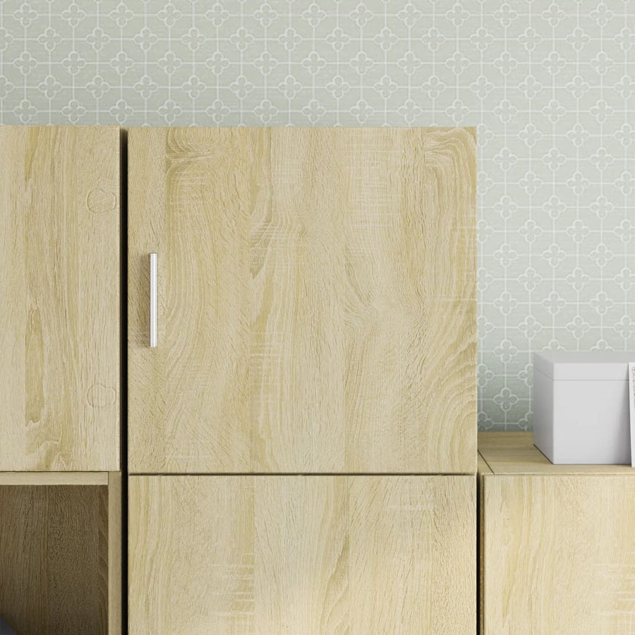 Wandkast 40X42,5X40 Cm Bewerkt Hout Kleurig Sonoma eiken