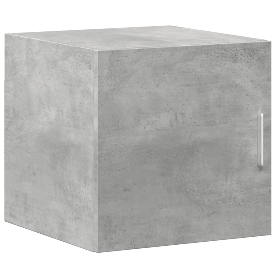 Wandkast 40X42,5X40 Cm Bewerkt Hout Betongrijs