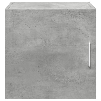 Wandkast 40X42,5X40 Cm Bewerkt Hout Betongrijs
