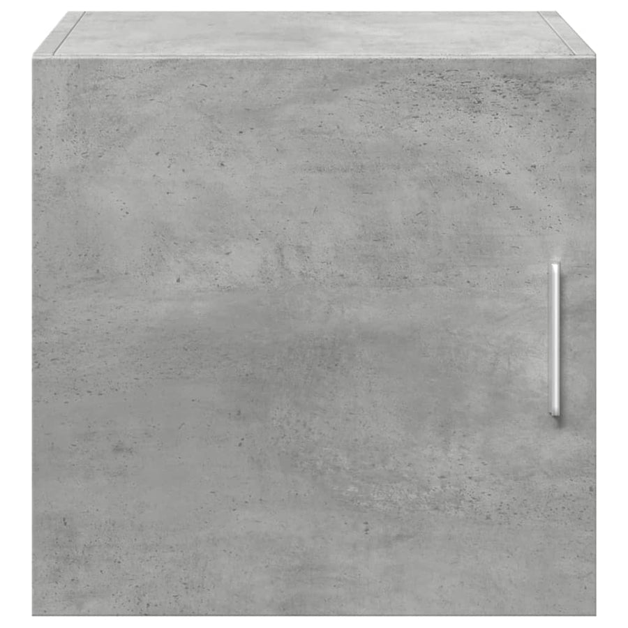 Wandkast 40X42,5X40 Cm Bewerkt Hout Betongrijs