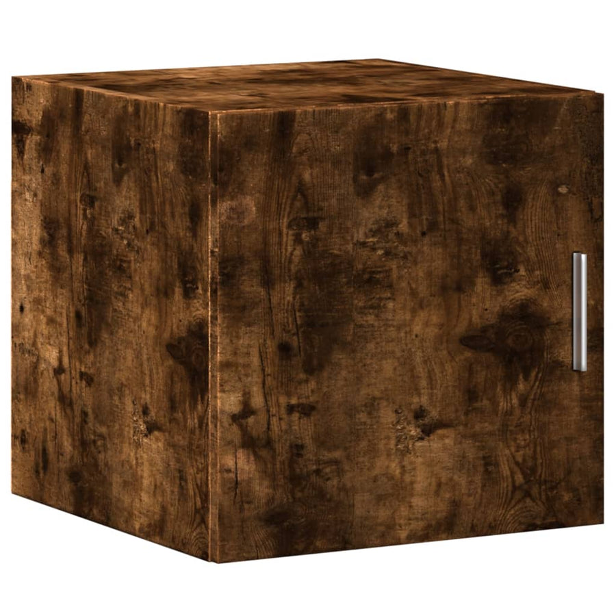 Wandkast 40X42,5X40 Cm Bewerkt Hout Kleurig Gerookt eiken
